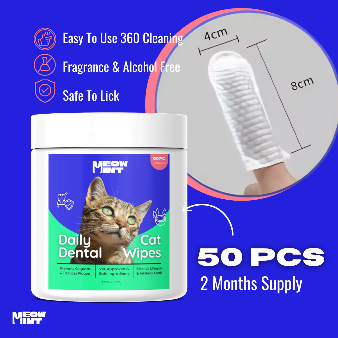 MeowMint™ Daily Dental Wipes